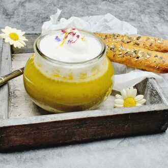 Rezept Spargel Broccoli Kollagen Suppe lowcarb glutenfrei keto