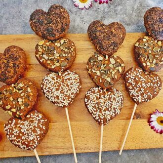 Rezept Marokkanische Joghurt Brotherzen am Stiel lowcarb glutenfrei keto