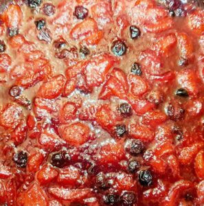 Rezept Beeren Karamell Zitronensirup lowcarb glutenfrei