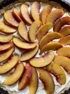 Rezept Pfirsich-Quark-Tarte lowcarb glutenfrei