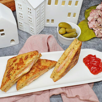 Rezept Blumenkohltoasties lowcarb keto glutenfrei