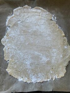 Rezept Kürbis Apfel Flammkuchen lowcarb keto glutenfrei