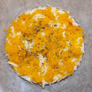 Rezept Spicy Kürbispizza lowcarb keto glutenfrei
