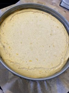 Rezept Orangen Zimt Cheesecake lowcarb keto glutenfrei