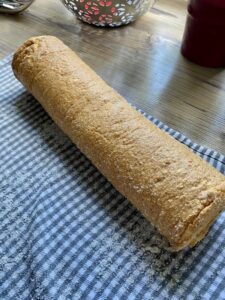 Rezept Biskuitrolle klassisch mit Marmelade lowcarb glutenfrei
