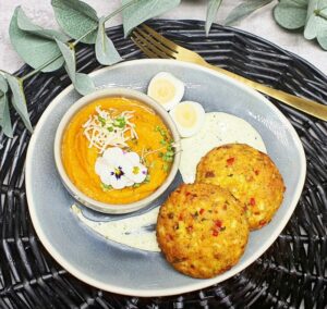 Rezept Eierlaibchen mit Karottenpüree lowcarb keto glutenfrei