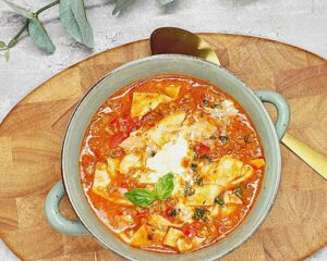 Rezept "Lasagne für Faule" Lasagnesuppe lowcarb keto glutenfrei