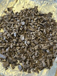 Rezept Erdbeer Stracciatella Schnitte lowcarb keto glutenfrei