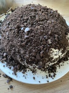 Rezept Maulwurftorte mit Erdbeeren lowcarb keto glutenfrei