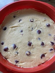 Rezept Kirsch-Mandel-Kuchen lowcarb keto glutenfrei