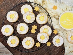 Rezept Eierlikör Lemon Curd Plätzchen lowcarb keto glutenfrei