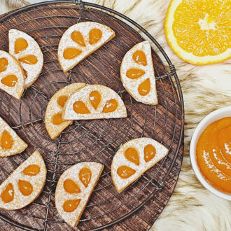 Rezept Orangenspalten Plätzchen lowcarb keto glutenfrei