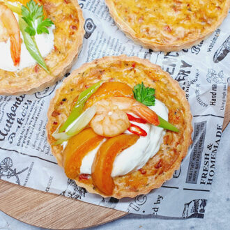 Rezept Sweet Spicy Shrimp Mini Tartelettes lowcarb keto glutenfrei