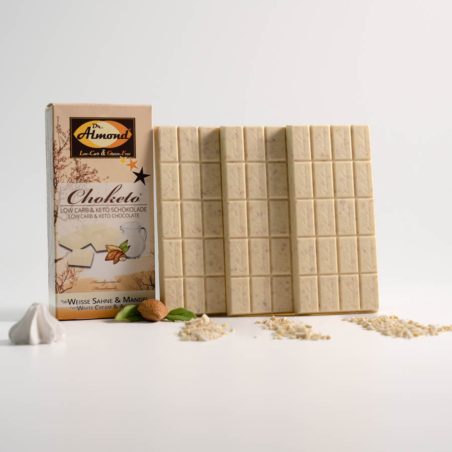CHOKETO Weisse Sahne Mandel low-carb zuckerfrei keto