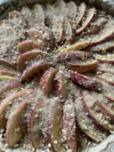 Rezept Apfel Nuss Tarte lowcarb keto glutenfrei