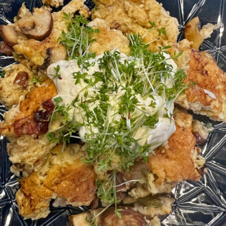 Rezept Herzhafter Kaiserschmarrn lowcarb glutenfrei