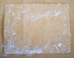 Rezept Rotkraut Birnen Flammkuchen lowcarb glutenfrei