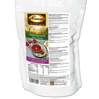 Suppentraum Rote-Bete & Feine Kräuter Tütensuppe low-carb glutenfrei keto vegan