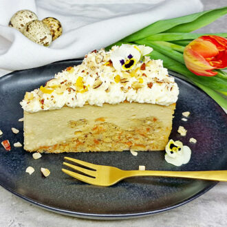Rezept Karotten-Nuss-Eierlikör-Cheesecake lowcarb keto glutenfrei