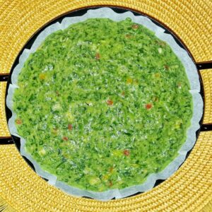 Rezept Bärlauch Kräuter Backofen Omelette low carb keto glutenfrei