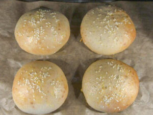 Brioche Burger Buns low-carb glutenfrei sojafrei keto | Backmischung für Burgerbrötchen