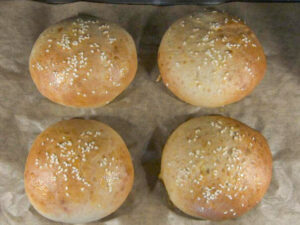 Brioche Burger Buns low-carb glutenfrei sojafrei keto | Backmischung für Burgerbrötchen