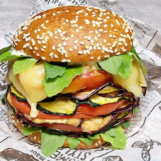 Rezept Grillgemüseburger low-carb keto glutenfrei