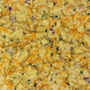 Rezept Kürbissemmelrolle mit Kürbis Garnelenpfanne low-carb keto glutenfrei