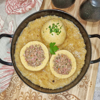 Rezept Fleischknödel low-carb keto glutenfrei