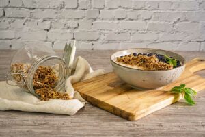 Rezept Müsli-Knuspermüsli Walnuss-Zimt low-carb keto glutenfrei