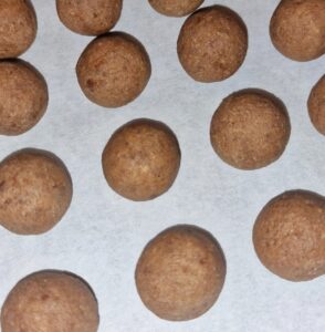 Rezept Spekulatius Orangen Kugeln low-carb keto glutenfrei