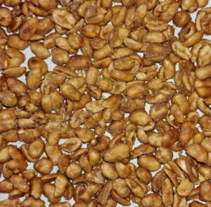 Rezept Karamell Erdnuss Müsli Granola low-carb keto glutenfrei