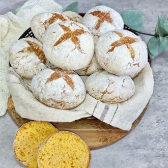 Rezept Karotten Quark Brötchen low-carb keto glutenfrei