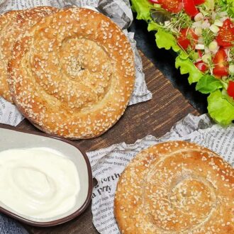 Rezept Schinken Käse Schnecken low-carb keto glutenfrei