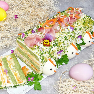 Rezept Spinatschnitte low-carb keto glutenfrei