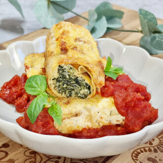 Rezept Crespelle alla fiorentina low-carb keto glutenfrei