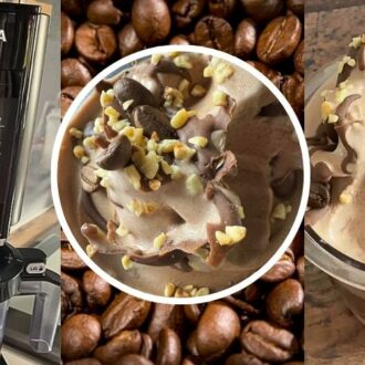 Rezept Kollagen-Chocochino Eiscreme mit der Ninja Creami low-carb keto ohne Zuckerzusatz